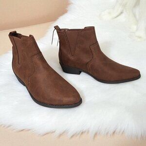 Arizona Jeans Co Women's  Brown Western Ankle Boots